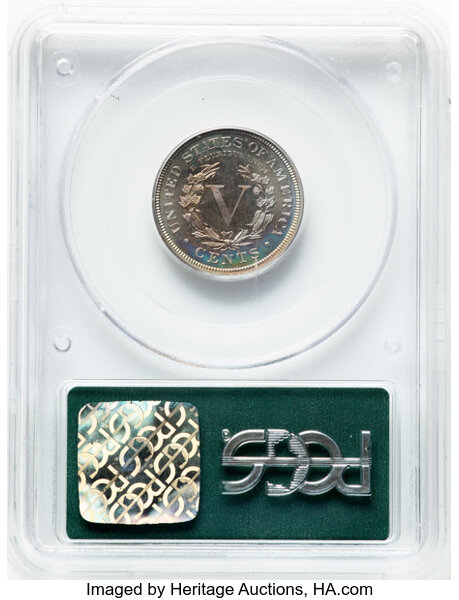 image for: 1885 5c PCGS PR66