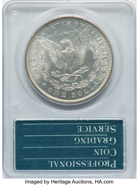 image for: 1878 7/8TF Weak, 7/4, Doubled Legs, VAM-33 $1  PCGS MS63