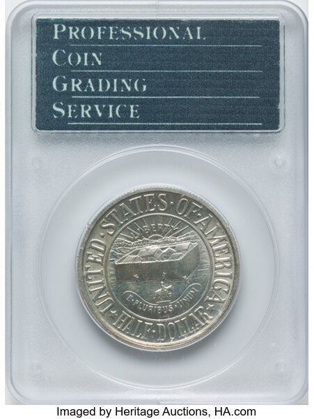 image for: 1936 York County 50c PCGS MS64 CAC