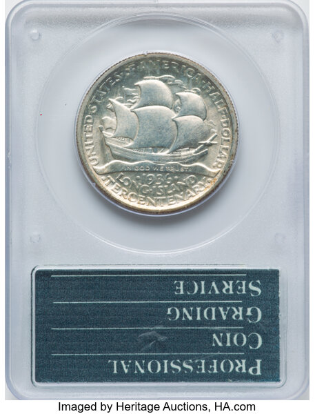 image for: 1936 Long Island 50c PCGS MS63 CAC