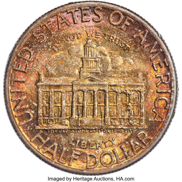 image for: 1946 Iowa 50c PCGS MS67