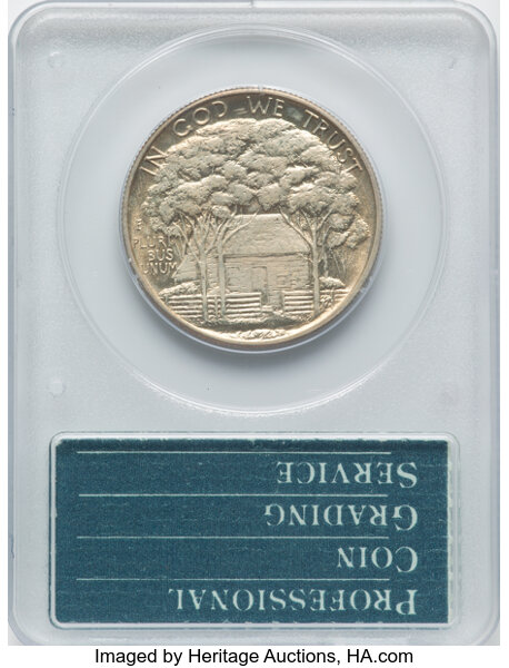 image for: 1922 Grant Memorial, without Star 50c PCGS MS63