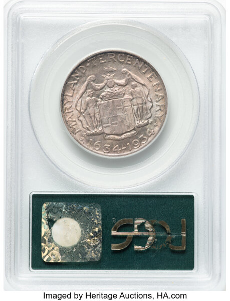 image for: 1934 Maryland 50c PCGS MS66
