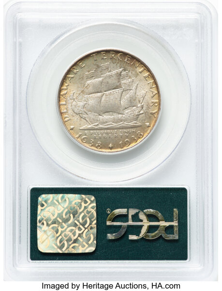 image for: 1936 Delaware 50c PCGS MS66