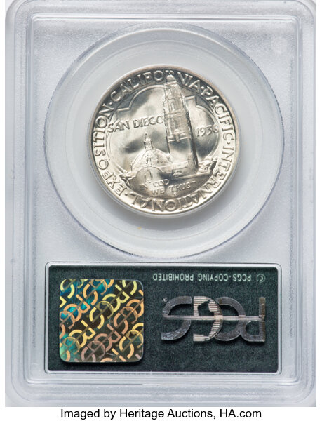image for: 1936-D San Diego Expo 50c PCGS MS65