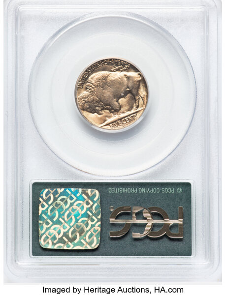 image for: 1937-D 5c PCGS MS65