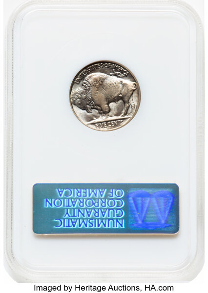 image for: 1938-D Buffalo 5c NGC MS65 CAC
