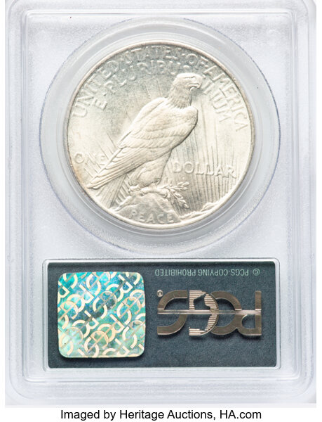 image for: 1925 $1  PCGS MS65