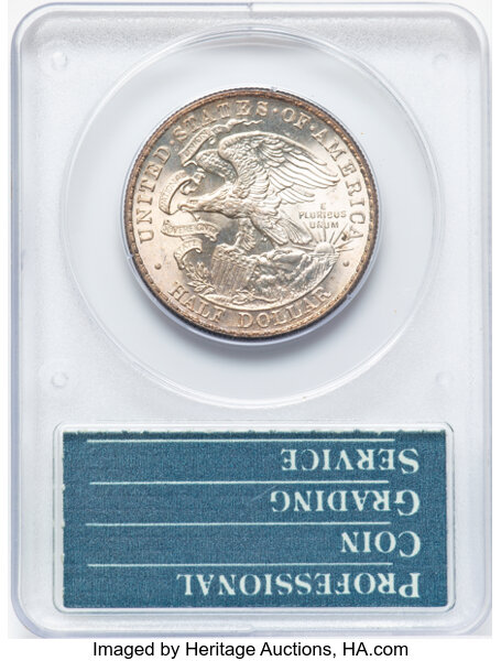 image for: 1918 Lincoln - Illinois 50c PCGS MS64