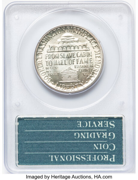 image for: 1951-D Booker T. Washington 50c PCGS MS65