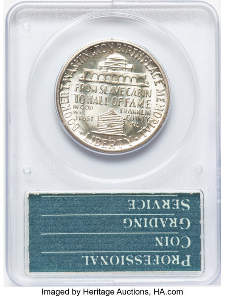 image for: 1951-S Booker T. Washington 50c PCGS MS65