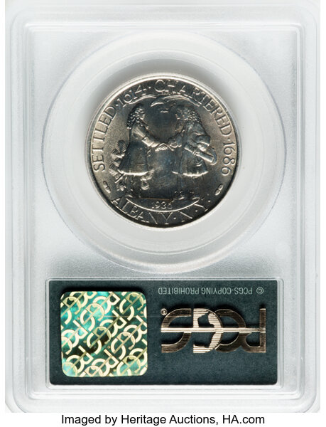 image for: 1936 Albany 50c PCGS MS63