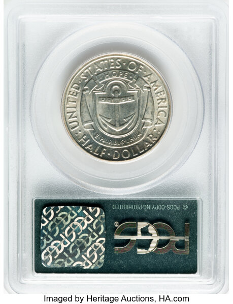 image for: 1936-S Rhode Island 50c PCGS MS64