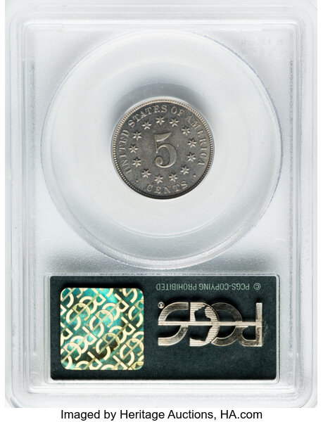 image for: 1870 5c PCGS MS64