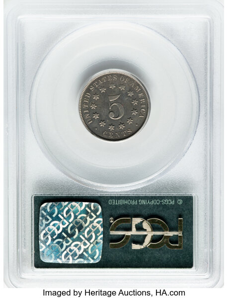 image for: 1871 5c PCGS MS64