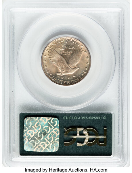 image for: 1917-D Type 2 25c PCGS MS63