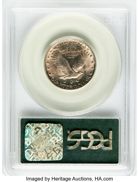 image for: 1918-S 25c PCGS MS63
