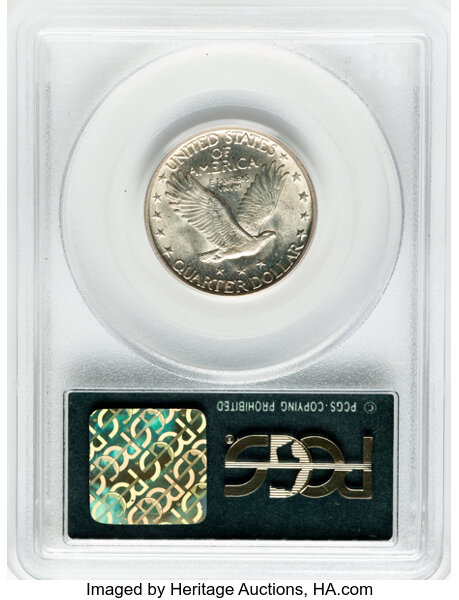 image for: 1927-D 25c PCGS MS65