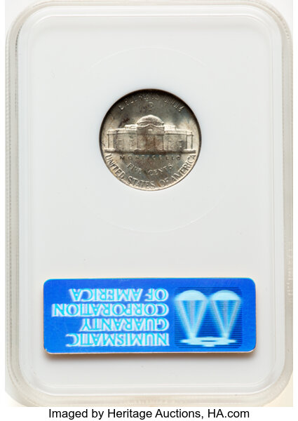 image for: 1944-P Silver 5c NGC MS67