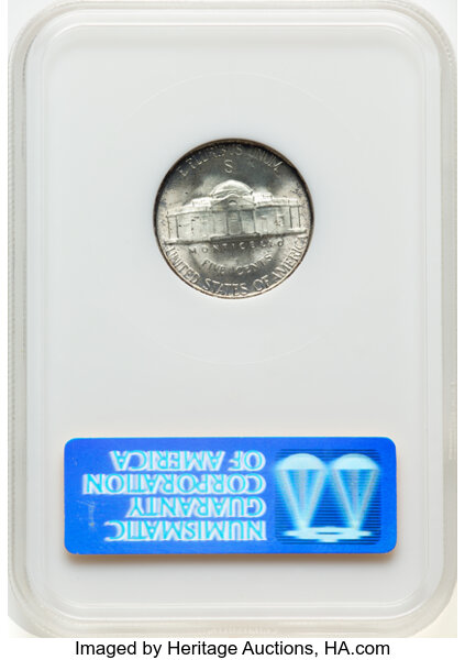 image for: 1945-S Silver 5c NGC MS67