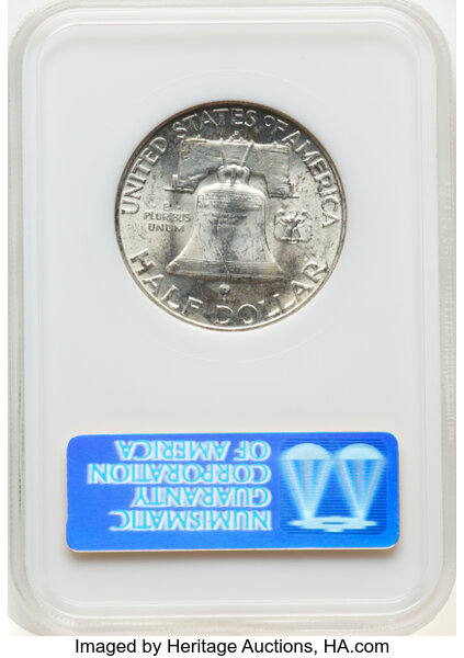 image for: 1949-D 50c NGC MS65