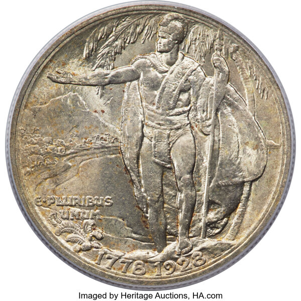 image for: 1928 Hawaiian 50c PCGS MS64 CAC