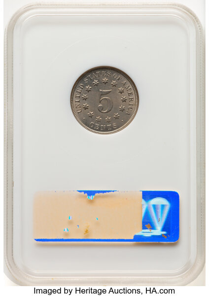 image for: 1871 5c NGC MS64 CAC