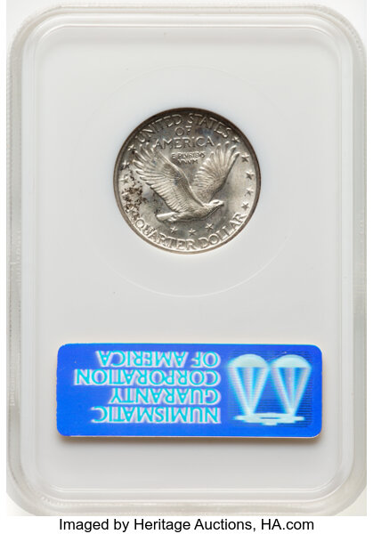 image for: 1928 25c NGC MS64 CAC