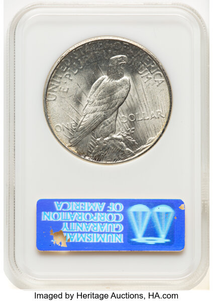 image for: 1927 $1  NGC MS64 CAC