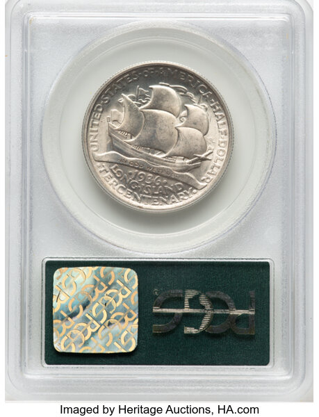 image for: 1936 Long Island 50c PCGS MS63 CAC