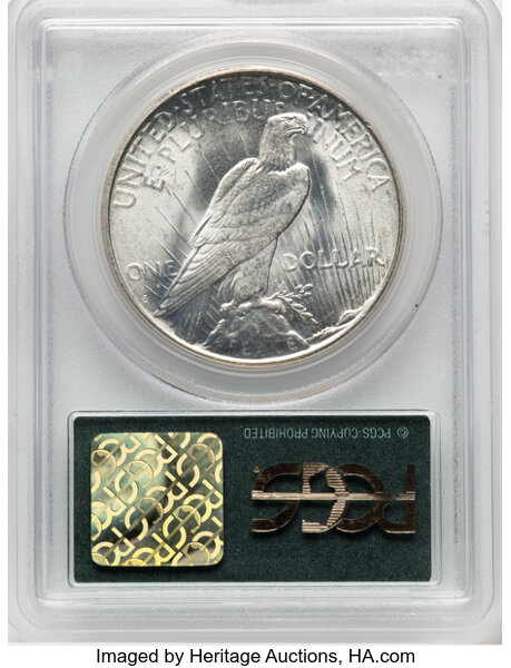 image for: 1927-S $1  PCGS MS62 CAC