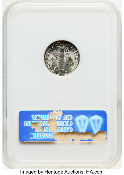 image for: 1936 10c NGC MS65 FB CAC