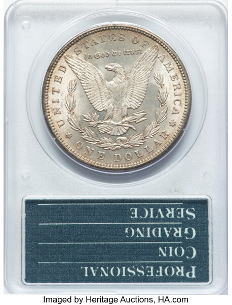 image for: 1891 $1  PCGS MS60