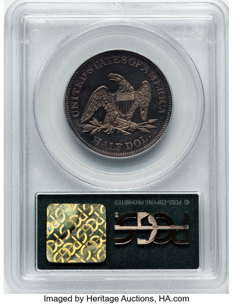 image for: 1862 50c PCGS PR61