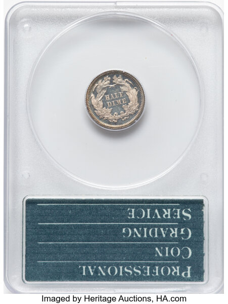 image for: 1870 H10c PCGS PR62