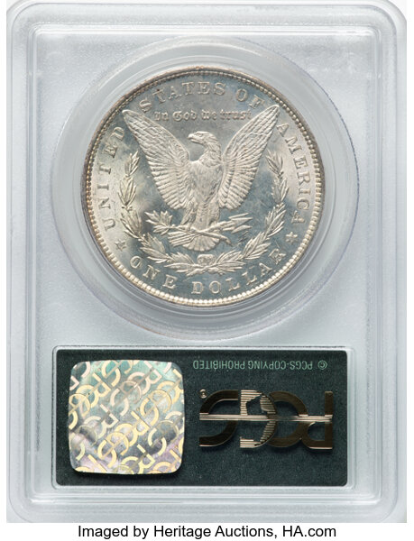 image for: 1891 $1  PCGS MS64