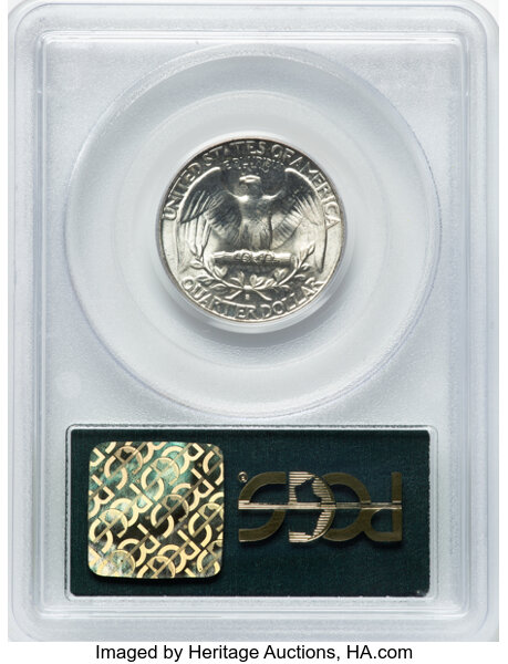 image for: 1938-S 25c PCGS MS65