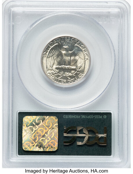 image for: 1938 25c PCGS MS65