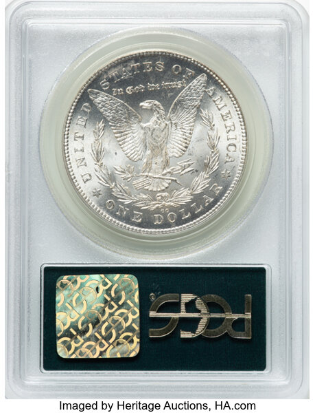 image for: 1880/79-CC Reverse of 1878 $1  PCGS MS64