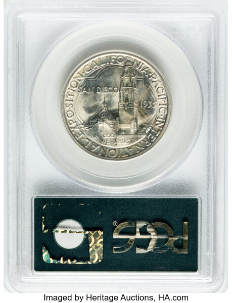 image for: 1935-S San Diego Expo 50c PCGS MS65