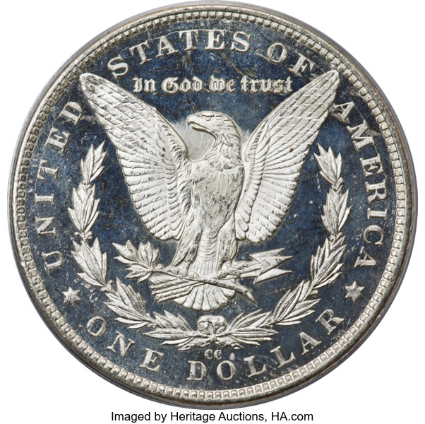 image for: 1883-CC $1  PCGS MS66 DMPL CAC