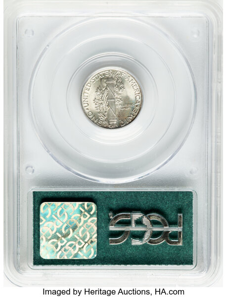 image for: 1936-S 10c PCGS MS65 FB