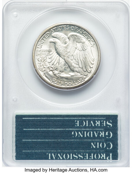 image for: 1943-D 50c PCGS MS65