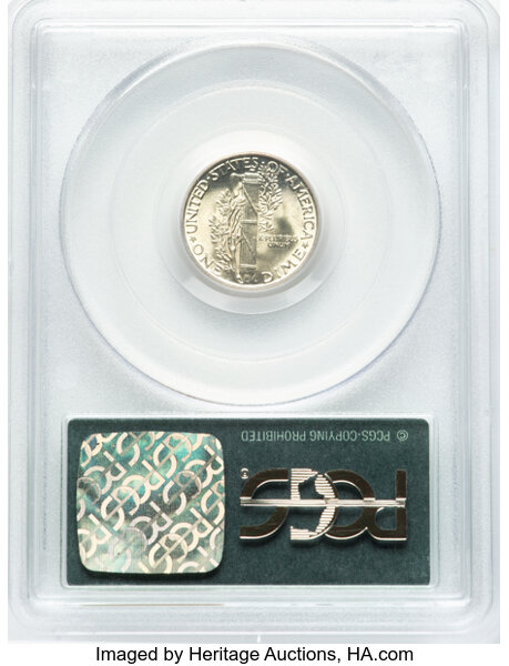 image for: 1929 10c PCGS MS65 FB