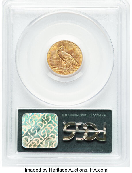 image for: 1925-D $2 1/2 PCGS MS62