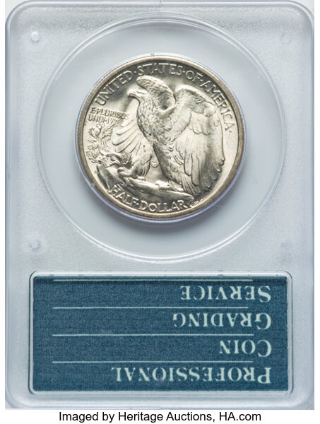 image for: 1945-S 50c PCGS MS64