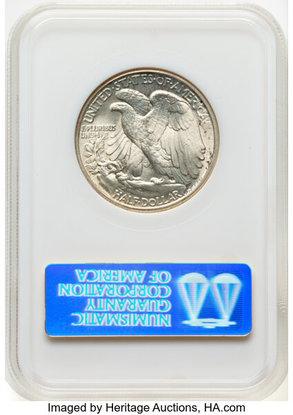 image for: 1940 50c NGC MS65