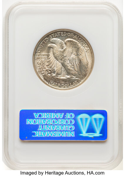 image for: 1945-S 50c NGC MS65