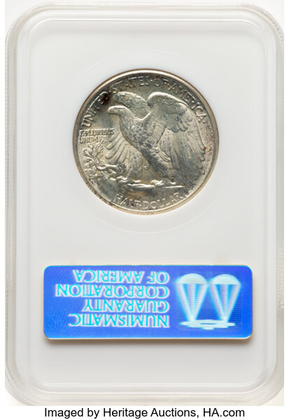 image for: 1940 50c NGC MS65