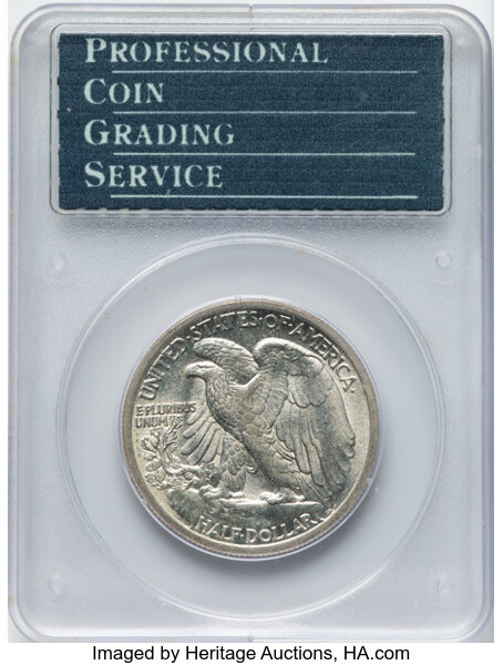 image for: 1916-D 50c PCGS MS63